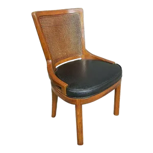 Vintage Henredon Cane Back Dining Desk Chair 1970's Model 28-5001