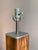 Wood 1960s Mid Century Modern Carved Wood Block Table Lamp For Sale - Image 7 of 11