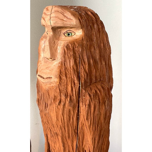 Vintage Hand Carved Figure For Sale In West Palm - Image 6 of 12
