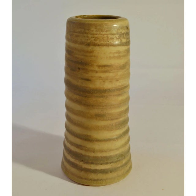 Mid-Century Modern Mid-Century Studio Ceramic Vases in Off-White Tones, 1960s, Set of 3 For Sale - Image 3 of 6