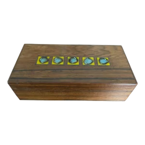 1960s Bodil Eje Danish Rosewood Jewelry Box/Humidor by Alfred Klitgaard