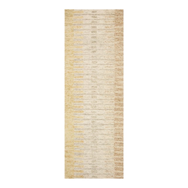 Chris Loves Julia x LoloiChris Dove / Santa Fe 2'-6" x 7'-6" Runner Rug For Sale