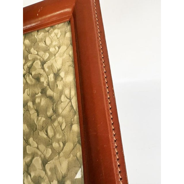 Brown Leather Photo Frame, France, 1950s For Sale - Image 10 of 11