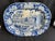 Antique English Blue and White Stoneware Meat Platters, Set of 4 For Sale - Image 14 of 18