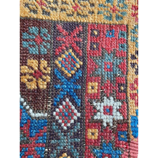Antique Turkish Yastik Rug, 1890s For Sale - Image 3 of 18