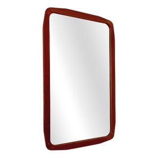 Large Vintage Danish Wall-Mounted Mirror, 1960s For Sale