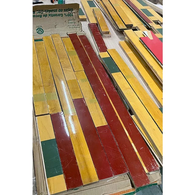 2020s Reclaimed Gym Floor Coat Rack For Sale - Image 5 of 6