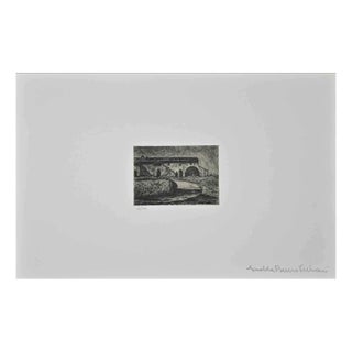 Giuseppe Viviani, The Farmer, Original Etching, 1920s For Sale