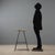 Banana' model stool designed in the 1980s by Tom Dixon for Cappellini production. The structure features black enamelled...