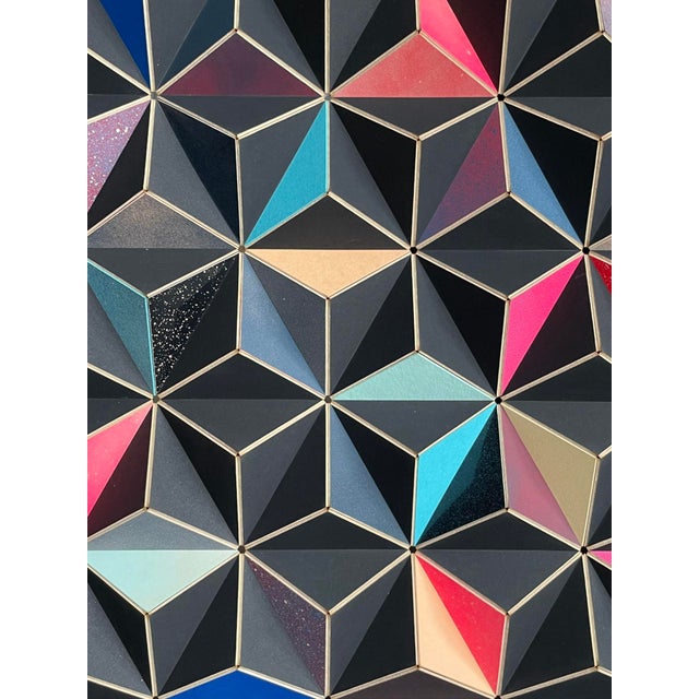 Sebastian Welzel, Ais-4 Topographie, Laminated Cardboard, Limited Edition 20&21 of 150 For Sale - Image 4 of 7