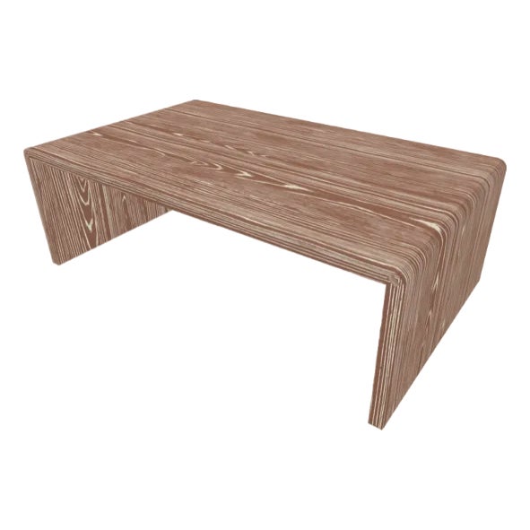 Aronsons Woodworks Custom Claize Tristan Waterfall Table For Sale