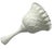 Vintage Fenton Silver Crest Spanish Lace Milk Glass Bell For Sale - Image 12 of 12