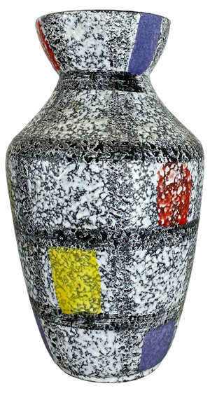 Fat Lava Pottery 575 25 Vase attributed to Bay Ceramics, Germany, 1950s