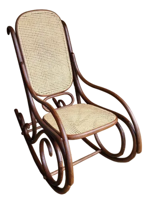 Rocking Chair in Bentwood, Early 20th Century