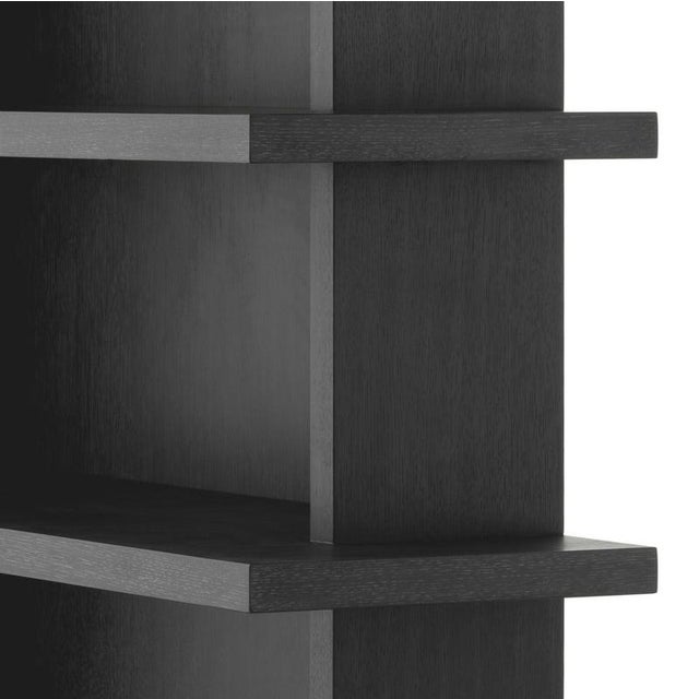 Cabinet in Charcoal Grey Oak Veneer For Sale - Image 6 of 7