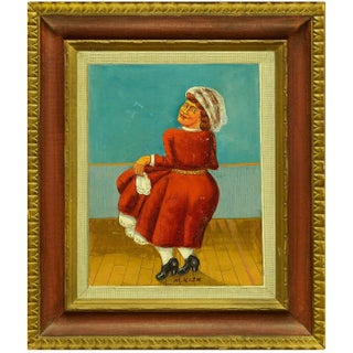 Maurice Kish, The Happy Inlaw, Oil Painting, 1975 For Sale