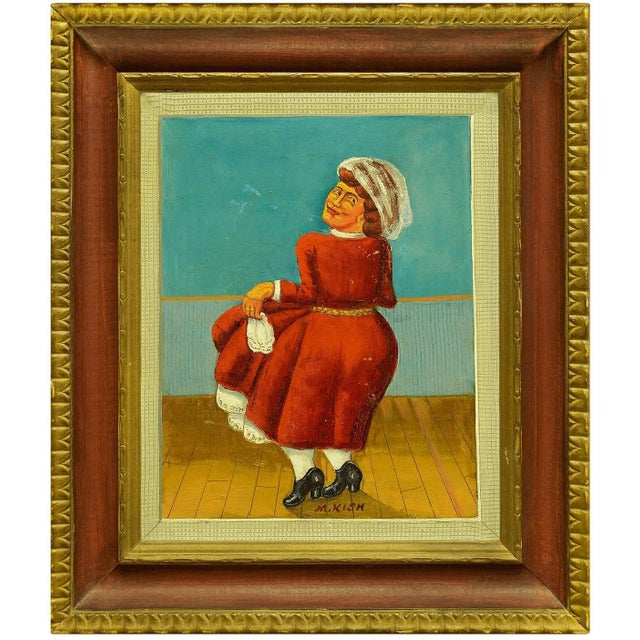 Maurice Kish, The Happy Inlaw, Oil Painting, 1975 For Sale
