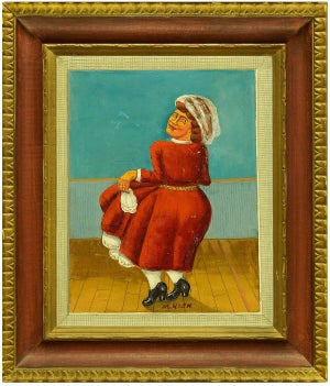 Maurice Kish, The Happy Inlaw, Oil Painting, 1975