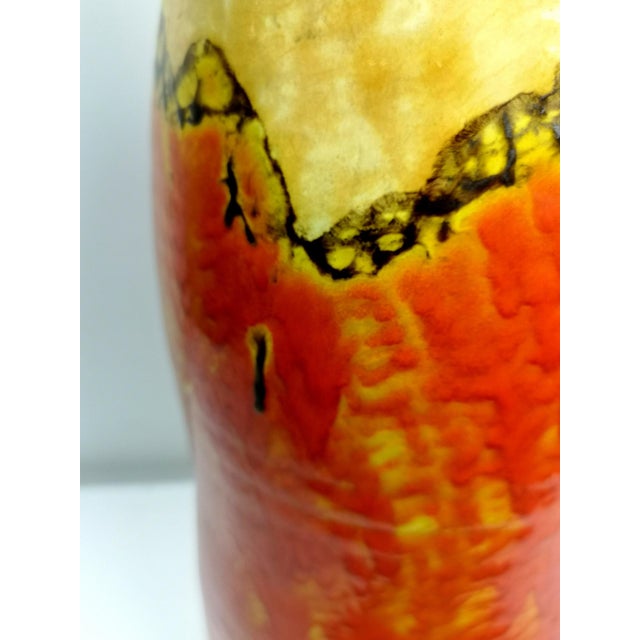 Large Glazed Ceramic Floor Vase, 1970s For Sale - Image 4 of 10
