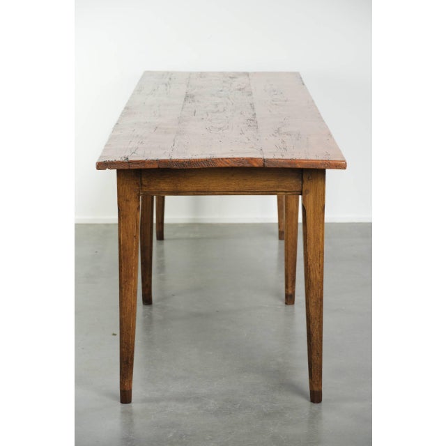 Large French Farmhouse Dining Table in Pine For Sale - Image 3 of 13
