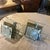 Metal Two 1960s Space Age Steel and Heavy Glass Wall Sconces by Veca For Sale - Image 7 of 10