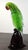 1970s Vintage Dynasty Gallery Murano-Style Cased Glass Parrot For Sale - Image 15 of 15