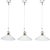 Vintage Tenda Pendant Lamps by Aldo Bernardi, Italy, 1990s, Set of 3 For Sale - Image 11 of 11