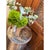 El 06 Mini Decorative Basket in Metal-Plated Hand-Woven Wicker by Caspal For Sale - Image 6 of 9