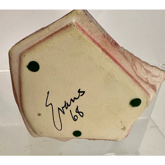 Ceramic Tony Evans Raku Vase, Usa C 1968 For Sale - Image 7 of 7