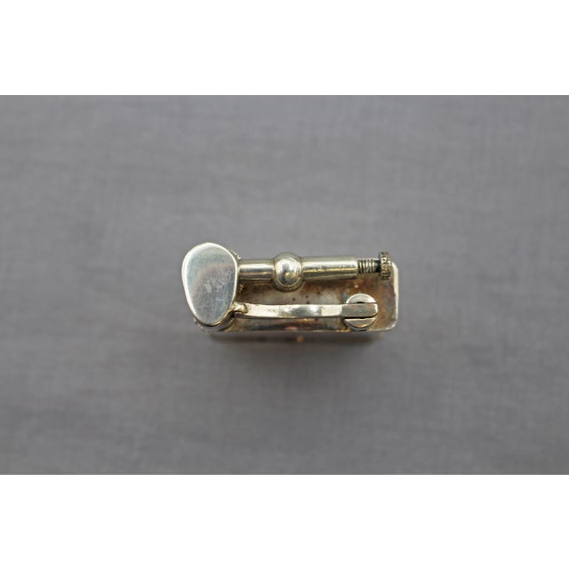 Mid 20th Century C. 1940s-50s Sterling Silver Lighter Engraved With an Aztec Calendar For Sale - Image 5 of 7