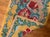 Handmade vintage American Hooked rug in floral design and yellow shade. The rug is from the middle of 20th century in...