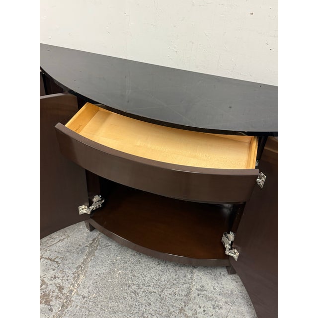 Nancy Corzine Harlequin Demilune Buffet For Sale - Image 11 of 12