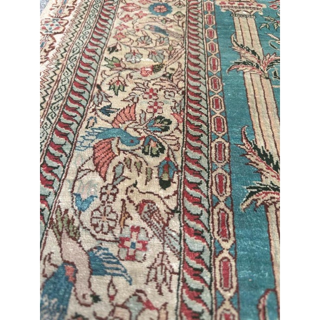 Rug in Fine Silk by Sino Hereke, 1990s For Sale - Image 11 of 18