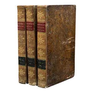 1814's Georgian Set of Antique Fiction Books Maria Edgeworth