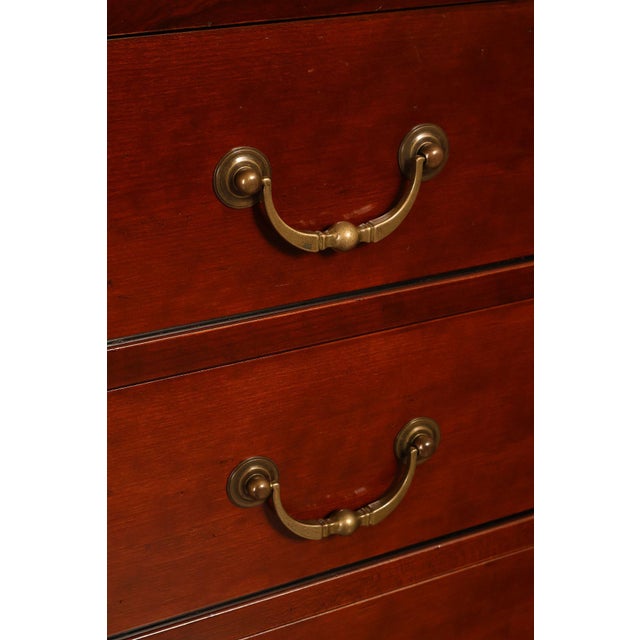 Grange French Louis Philippe Cherry Cane Door Armoire Cabinet For Sale - Image 13 of 18