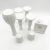 White 8 Piece Set Bundle Assorted Hobnail Milk Glass Decorative Pieces Bud Vases Candle Holders For Sale - Image 8 of 10