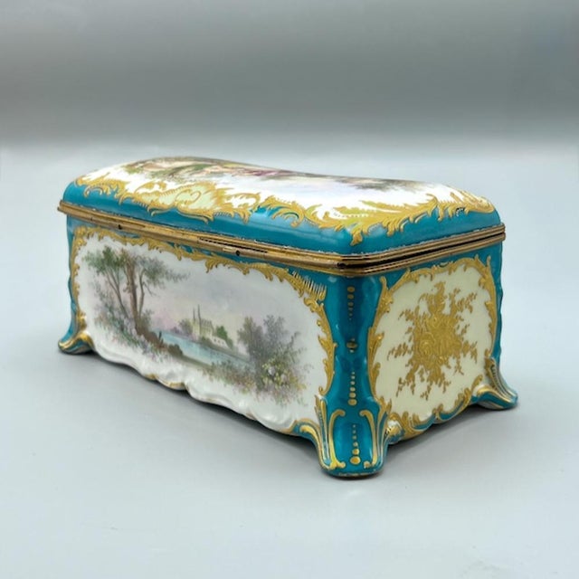 Large Louis-Philippe Sèvres Porcelain Casket, 1848 For Sale - Image 15 of 18