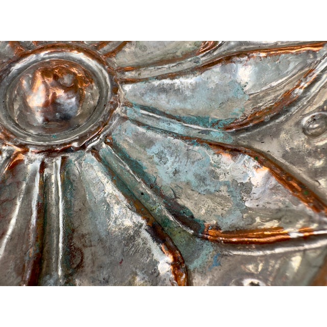Antique Turkish Hamam Tasi Tinned Copper Bath Bowl Hand Hammered 6.75" For Sale - Image 9 of 10