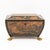 Regency Painted and Penwork Bombe Box on Gilt Lion Paw Feet, English, Circa 1820 For Sale - Image 9 of 12