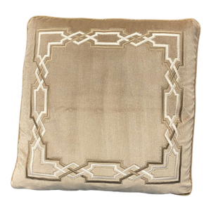 Velvet Embroidered Pillow by Penn & Fletcher, Inc.