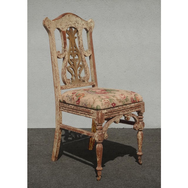 Gorgeous Chair in Good Antique Condition. Solid and Firm. Wear is usual for its age. Please study the photos and ask...