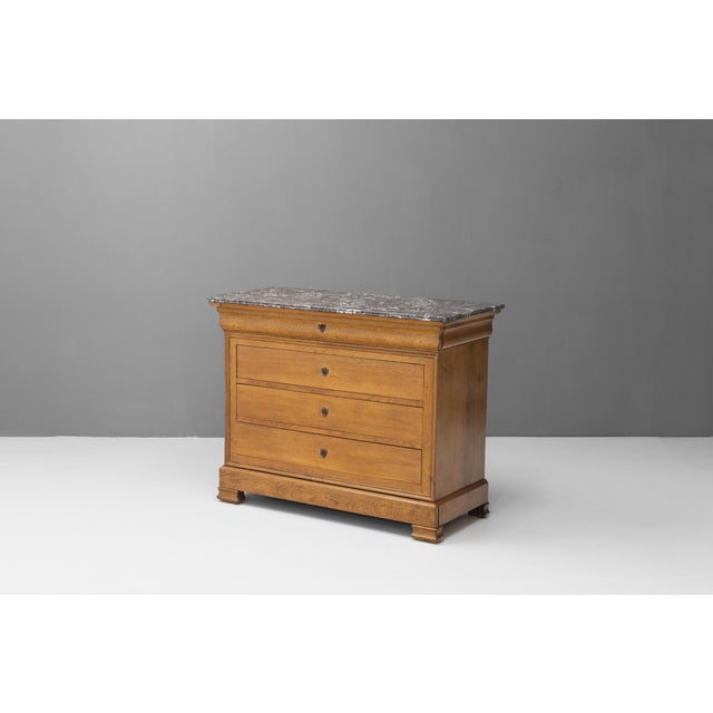 Antique Oak Commode, 1880 For Sale - Image 3 of 7