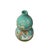 Chinese Celadon Green Crackle Ceramic Scenery Graphic Gourd Shape Vase For Sale In San Francisco - Image 6 of 9