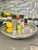 1960s 1960’s “Spring Flowers” Wm. Rogers & Son Silver Plate Gallery Tray Lazy Susan For Sale - Image 5 of 12