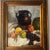 Post Impressionist 20th Century European School Oil on Canvas Board Tabletop Still Life Framed Signed For Sale - Image 3 of 12