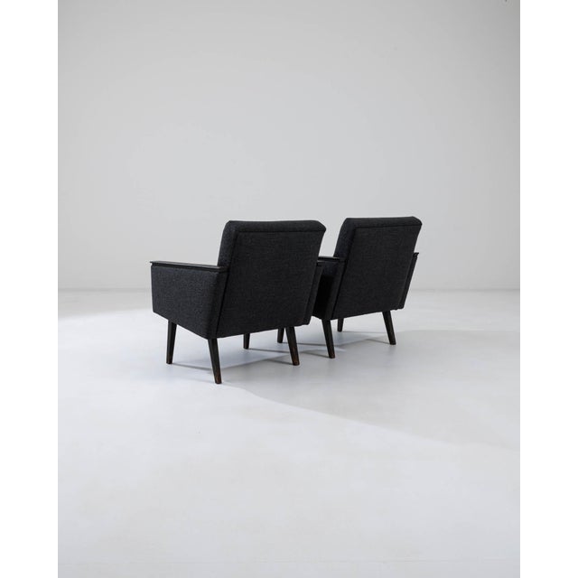 1960s 1960s Czechia Upholstered Armchairs - A Pair For Sale - Image 5 of 18