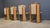N. 6 Chairs in Brass Metal and Wicker from Mario Sabot, 1970s, Set of 4 For Sale - Image 6 of 13