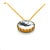 Contemporary Renee Lewis, Black Diamond Shaker Pendant Necklace 18k Yellow Gold For Sale - Image 3 of 5