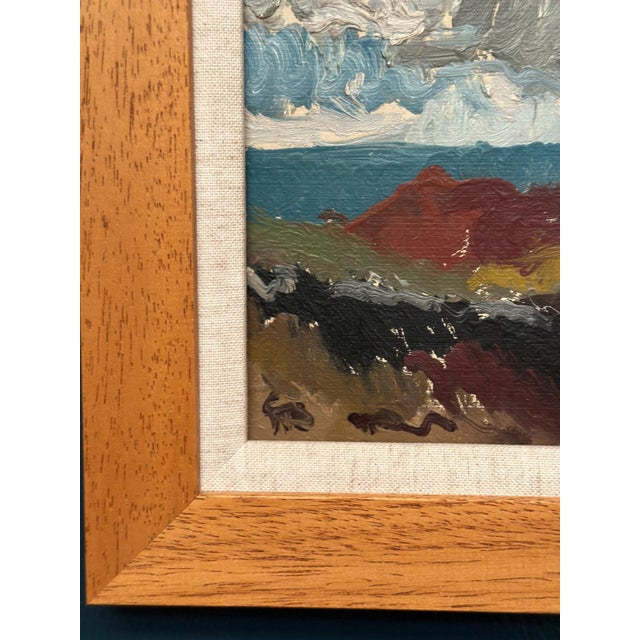 Göran Brunius, Landscape, 1960s, Oil on Panel, Framed For Sale - Image 18 of 18