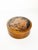 Brown Round Wooden Box, France, 1950s For Sale - Image 8 of 18